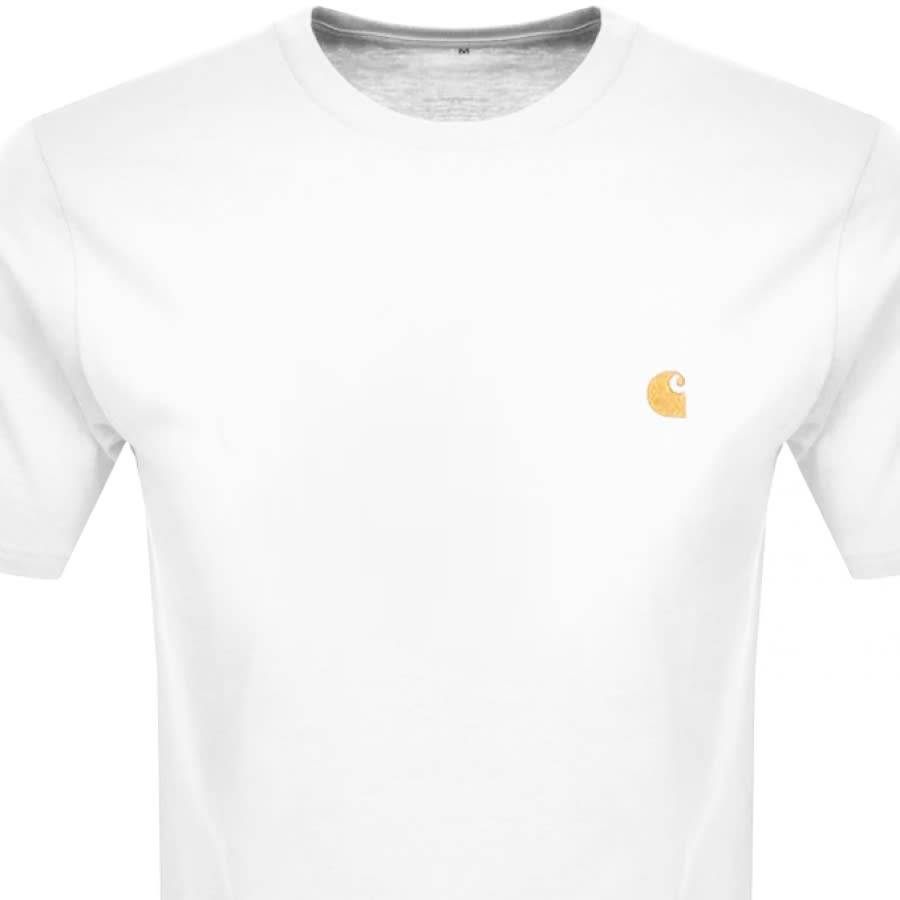 Alternative Image for ProductCarhartt Chase Short Sleeved T Shirt White2